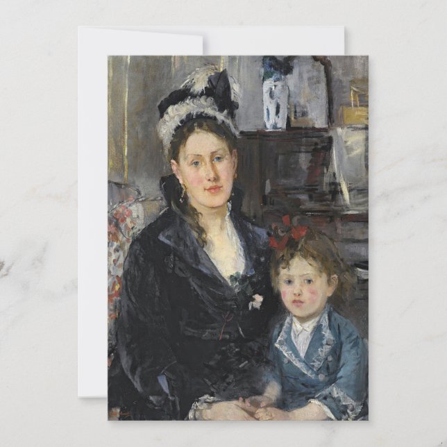 Mme Boursier e sua filha | Berthe Morisot (Frente)