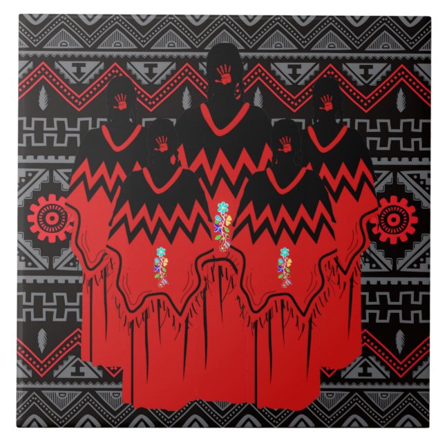 MMIW Fashion Ayasha Southwest Padrão Cerâmica (Frente)