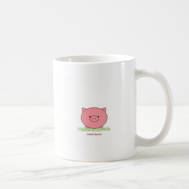 Mmm caneca de Piggie do bacon (Direita)
