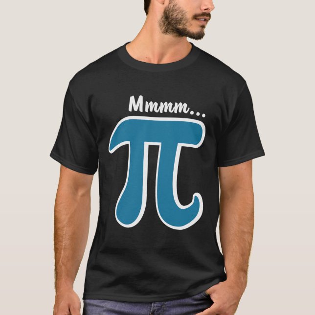 Mmm Pi Mmm Camisa De Pizza Dia S 2025 Pun De Matem (Frente)