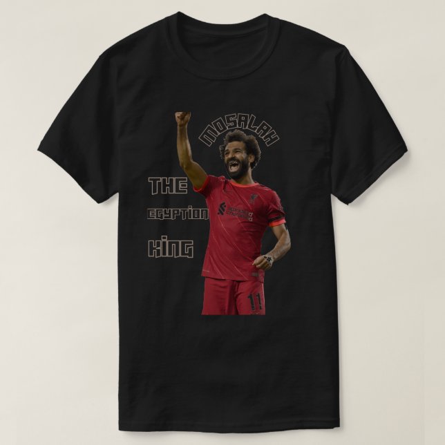 Mo salah - camiseta esportiva (Frente do Design)