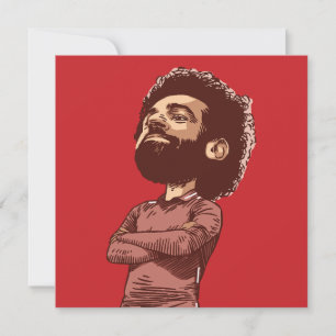 Mo Salah: Rei do Kop no Estilo de Cartoon