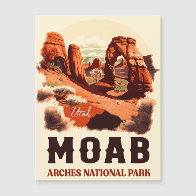 Moab Utah Vintage Sunset Arches Adventure no exter (Frente)