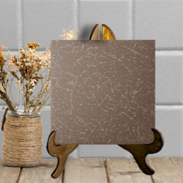 Mocha Brown Crackled Glaze Simples Moderno Neutro