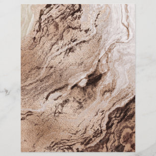 Mocha Brown Granite Dourado 2 Papel Side