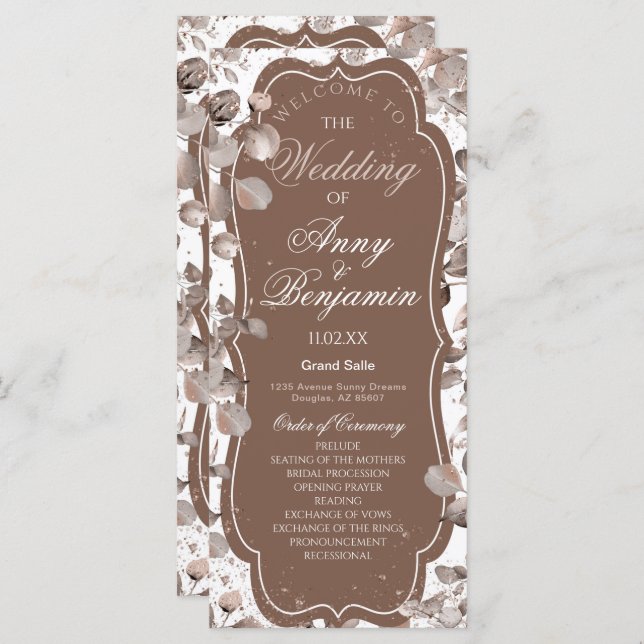 Mocha Mousse Botânica (Frente/Verso)