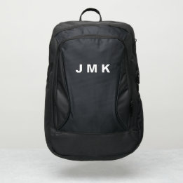 Mochila com monograma personalizado