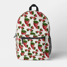 Mochila com padrão de morango doce Berry Sweet