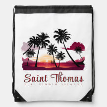 Mochila com texto desenhado