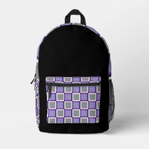 Mochila das Cinzas modernas com púrpura pálida e b