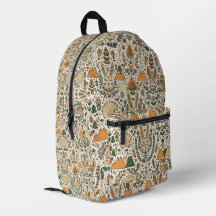 Mochila de Arte Folclórico Escandinavo Coelho Coru