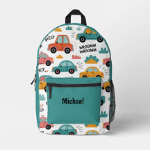 Mochila de Carrinhos de Brinquedo para Crianças, M