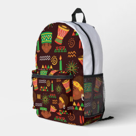 Mochila de mastigação afrocêntrica com corte de Im