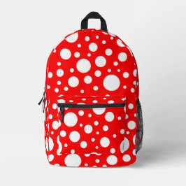 Mochila de Pontos Vermelhos