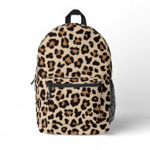 Mochila Estampa de Leopardo - Bolsa Estilo Selvage