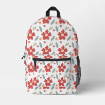Mochila Floral Impressão Primavera