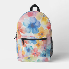 Mochila Floral - Na moda Fralda Bag para a mãe