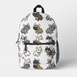 mochila frenchie personalizada