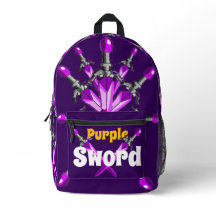 Mochila Infantil Espada Roxa