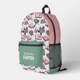 Mochila "Mais Um Capítulo" Amante de Livros