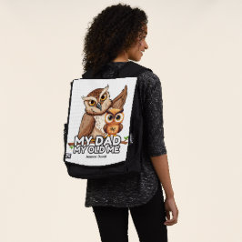 Mochila para adultos: Meu Pai Meu Velho (branco)