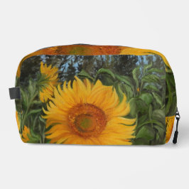 Mochila para deporte con un girasol gigante