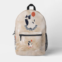 Mochila para festa de aniversário de gato Tuxedo S