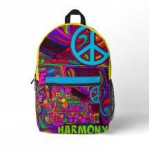 Mochila Peace, Love e Harmony