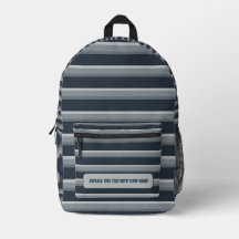 Mochila Personalizada com Listras Horizontais