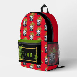 Mochila Personalizada Panda Colorida