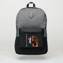 Mochila personalizada para cavalos