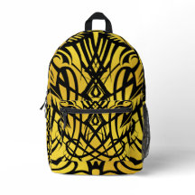 Mochila tribal amarela