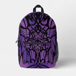 Mochila tribal roxa