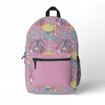 Mochila UNDER THE SEA rosa