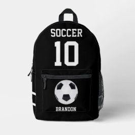mochilas negras personalizadas de jogador