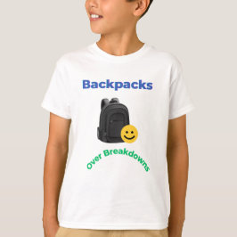 Mochilas Sobre Desânimos | Camiseta Divertida de E