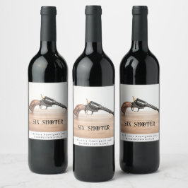 Mockup Seis Rótulos de Vinho Personalizados do Ati