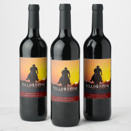 Mockup Vintage Western Rustic — Rótulos de Vinho P