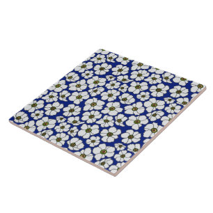 Mod Flores Silvestres Azuis E Brancas