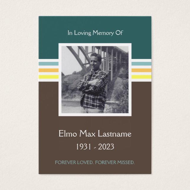 mod memorial card (Frente)