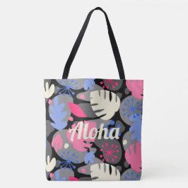 Mod Monstera Leaf Bolsa de praia Tropical Havaiana