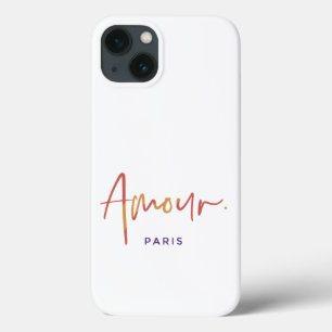 Moda Amour Paris com texto Laranja,Amarelo Branco