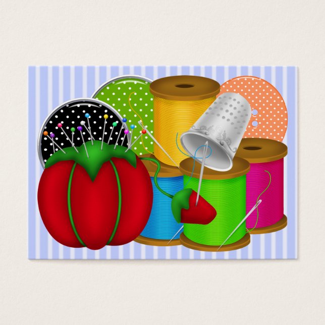 Moda - Cartão/Etiqueta Seamstress - SRF (Frente)