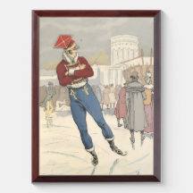 Moda de Patinação no Gelo Parisiense Vintage 1898