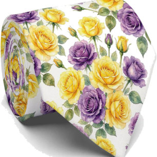 Moda de Primavera   Gravata Floral para Casamento 