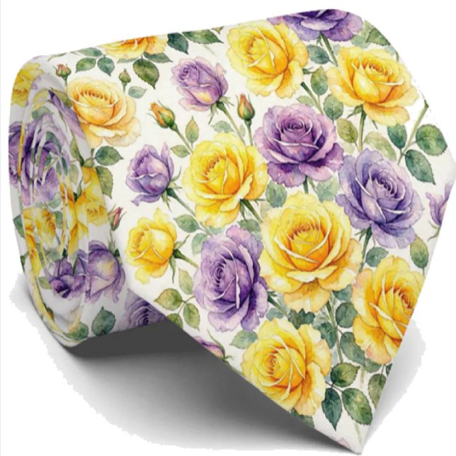 Moda de Primavera | Gravata Floral para Casamento  (Criador carregado)