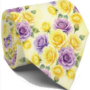 Moda de Primavera   Gravata Floral para Casamento 