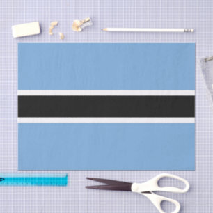 moda do Botsuana, papel de seda da bandeira do Bot
