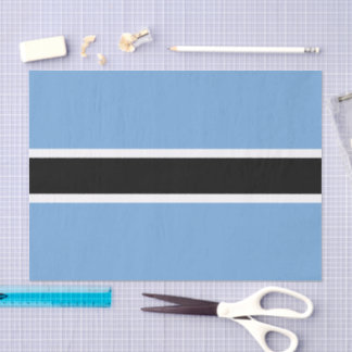 moda do Botsuana, papel de seda da bandeira do Bot