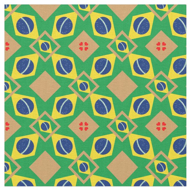 Moda do Tecido Brasil e Bandeira (Detalhe)